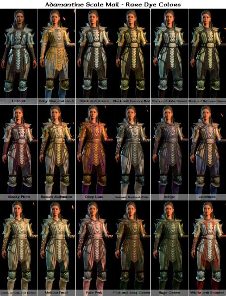 File:Adamantine Scale Mail - Rare Dye Colors.webp - bg3.wiki