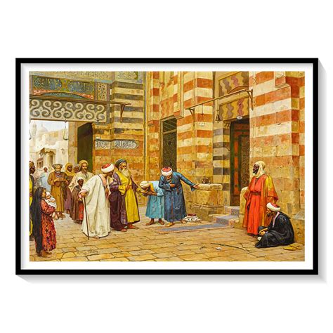Arriving At The Mosque by Arthur: Buy Arabic Islamic Paintings & Art ...