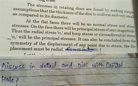 Image result for Rotating Discs Stress Analysis