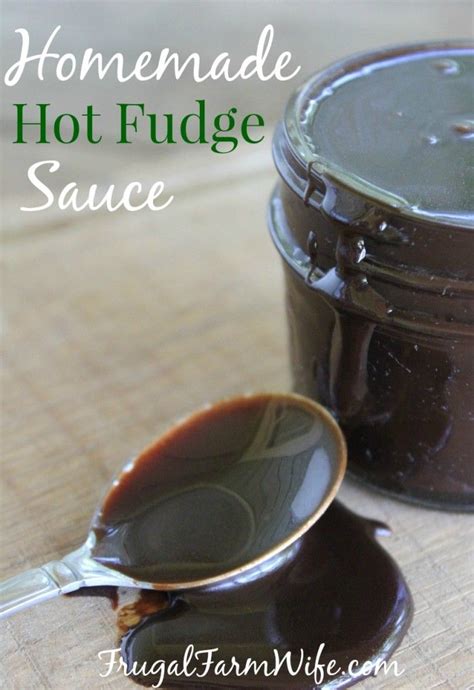 homemade hot fudge