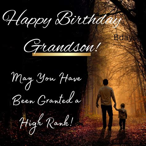 Happy Birthday From Grandson - Jenny Printable
