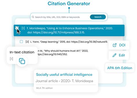 Image result for Automatic Citation Using References