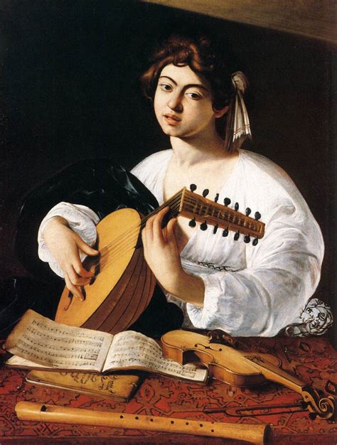 Caravaggio ~ The Lute Player ~ detail | Caravaggio, Caravaggio ...