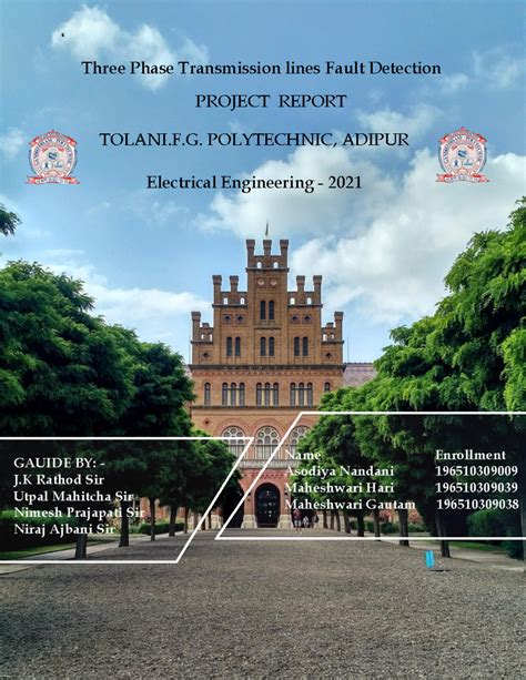 Three Phase Transmission Lines Fault Detection Project Report - EE 2021 ...