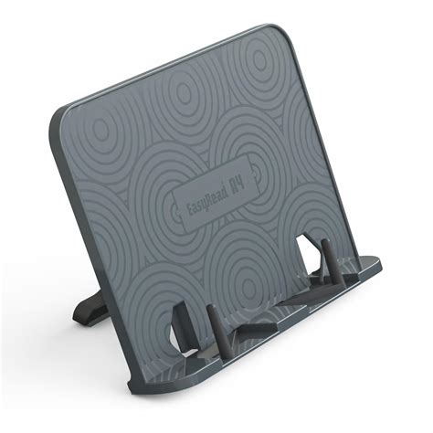 EasyRead Adjustable Book Stand – (Dark Grey), Hands-Free Reading Holder ...
