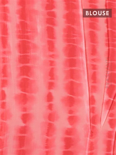 Satin crepe saree pink shade with tie & dye prints and sequence work at ...