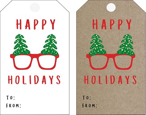 Holiday - Christmas Gift Tags - 50 pack for your Christmas Gifts ...