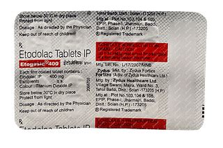 Etogesic 400 MG Tablet: Uses, Side Effects, Price & Substitutes
