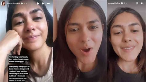 Mrunal Thakur inspires everyone with her old teary-eyed photo; says ...