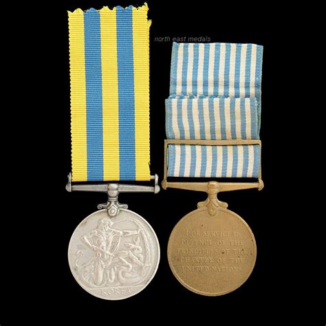 Queen’s Korea Medal Pair, Craig, Army Catering Corps – British Badges ...