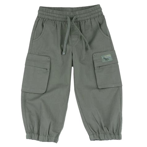 Chicco Boys Medium Green Solid Joggers - Bottom – Chicco India