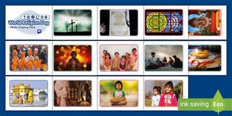 KS1 How to Celebrate World Religion Day Display Pack