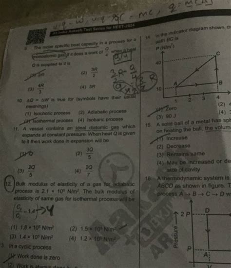 Bulk Modulus of Adiabatic Process 的图像结果
