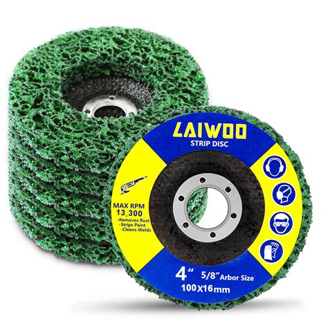 LAIWOO Strip Discs Stripping Wheel for Angle Grinder Rust Remover Wheel ...
