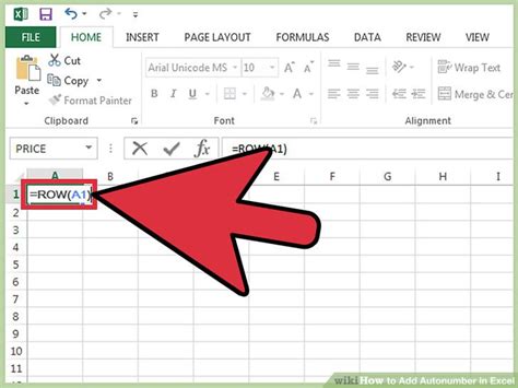 How to AutoNumber in Excel 的图像结果