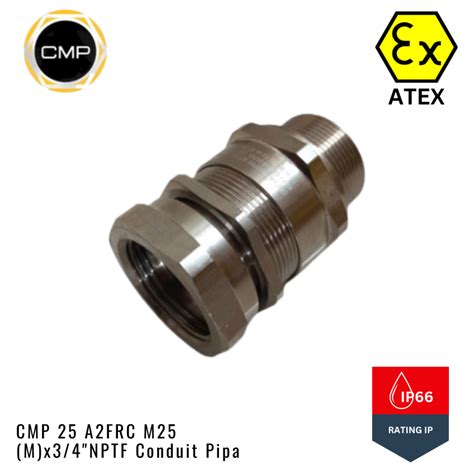 Cable Gland Explosion Proof CMP 25 A2FRC M25 (M)x3/4"NPTF Conduit Pipa ...