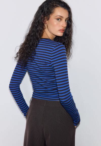 Blue Striped Shirts | Stradivarius United Kingdom