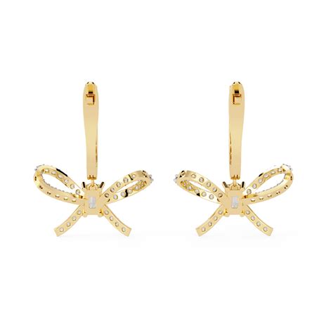 WOKE™ 0.88 CT Lab grown diamond butterfly earrrings in 14k Gold – Woke ...