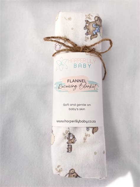 Flannel Receiving Blanket – Harper Lily Baby