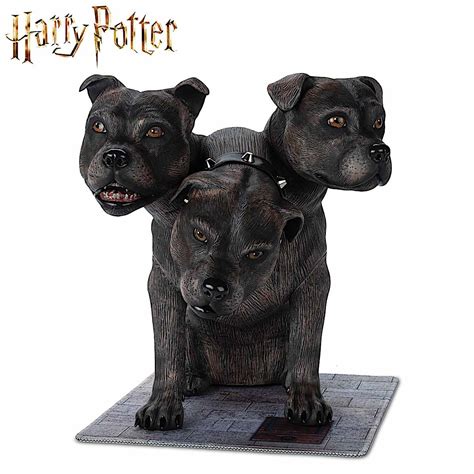 HARRY POTTER 12 Tall 3-Headed Dog Guardian FLUFFY Portrait Figure With ...