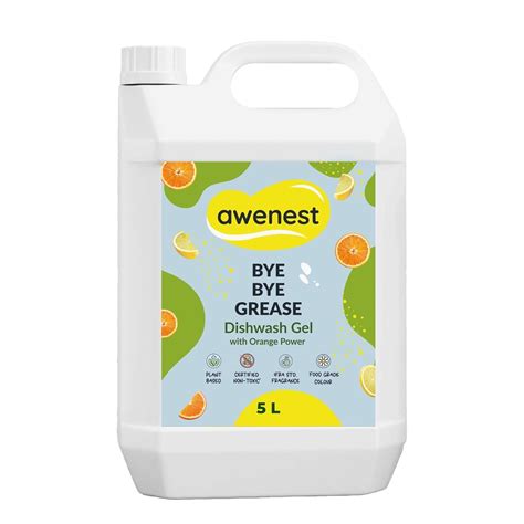 awenest 5 Liter Dishwash Gel | No-toxin Plant Based Natural Dishwash ...