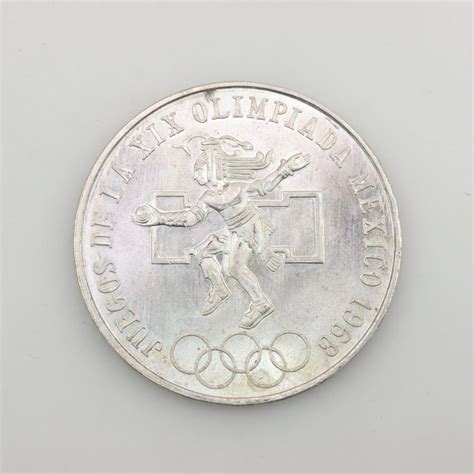 1968 Mexican Silver 25 Pesos Olympic Coin | Property Room