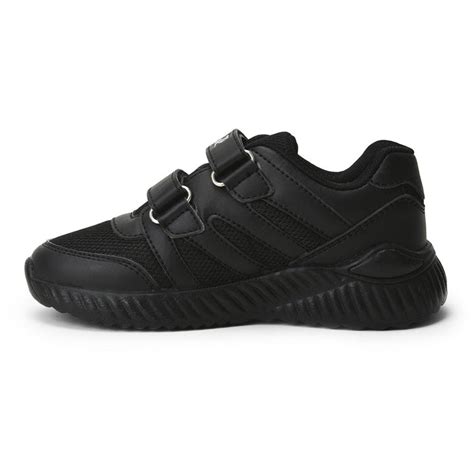 Buy Leap7x Black Velcro Uniform School Shoes For Kids NITSCHO-1V By Liberty