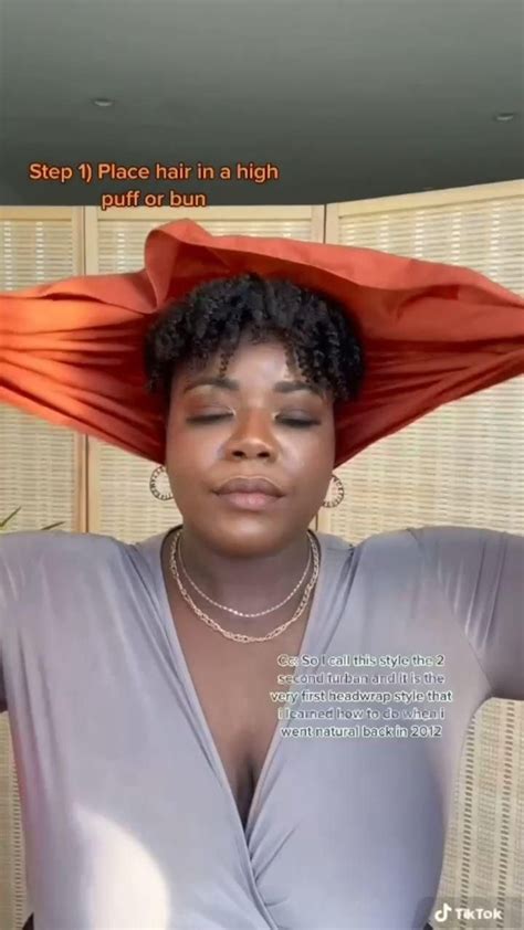 Image result for Scarf Head Wrap Tutorial