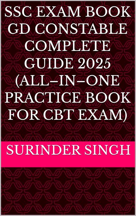 SSC Exam Book GD Constable Complete Guide 2025 (All–in–One Practice ...