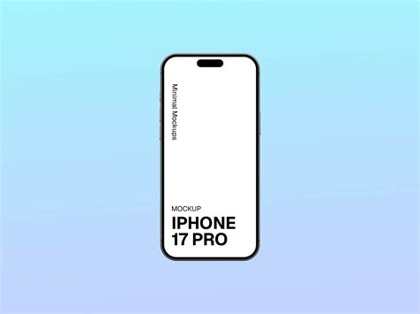 Free HQ Minimal iPhone 17 Pro Max Mockup PSD - Good Mockups