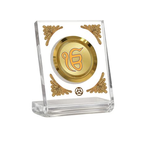 Ik Omkar Car Dashboard Frame | 24K Gold Plated Foil – DIVINITI LUXURY ...