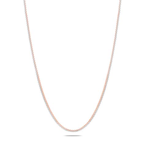 Flawless Platinum And Rose Gold Chain for her priced under 50K ...