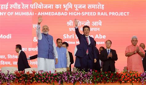 Modi, Abe lay foundation stone of high-speed rail