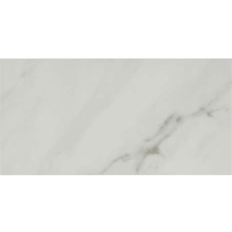 Lenci White Polished Porcelain Wall and Floor Tile - 12 x 24 in. - New ...