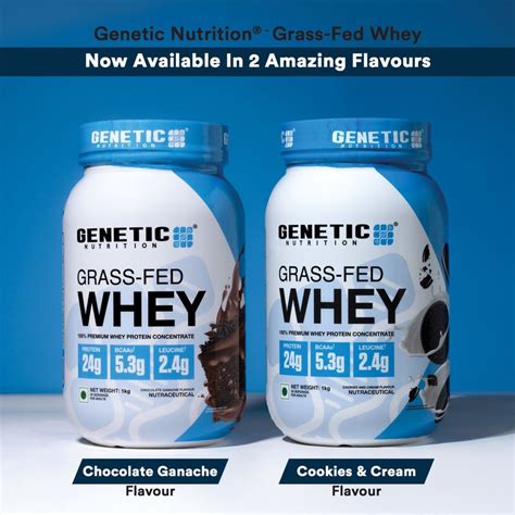 Grass-Fed Whey | Whey Protein Concentrate Powder – Genetic Nutrition