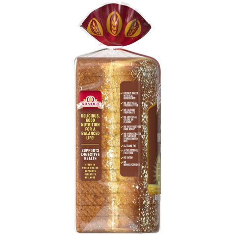 Arnold Whole Wheat Bread Ingredients at Edward Zoller blog