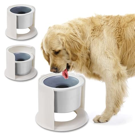Buy LIDLOK Dog Water Elevated Dog s Slow Water Feeder Dog with Floating ...