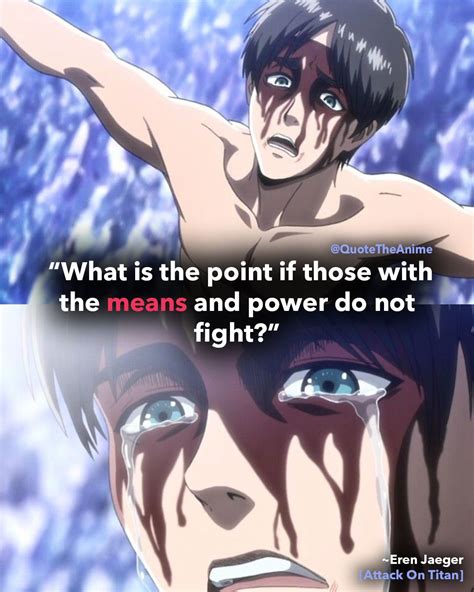9+ CRAZY Eren Yeager Quotes - AOT (HQ Images) - QTA