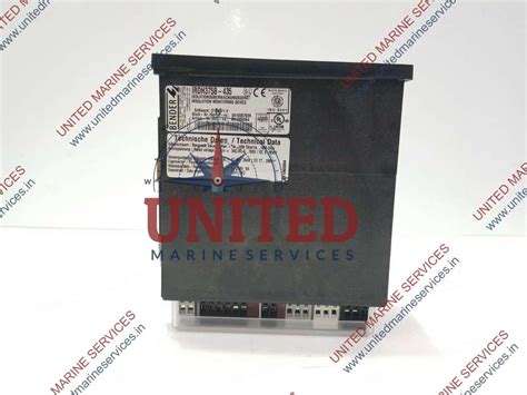 BENDER A-ISOMETER INSULATION MONITORING DEVICE IRDH375B | United Marine ...