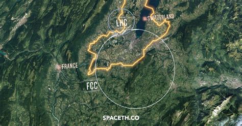 Image result for Map CERN FCC