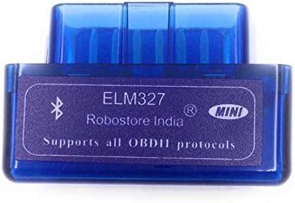 Robostore India Super Mini Elm327 Bluetooth OBD-ii obd 2 Car Auto ...