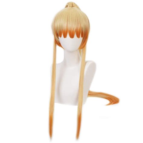 Buy WGHERE UP Anime Cosplay Wig for Demon Slayer zenitsu wig Synthetic ...