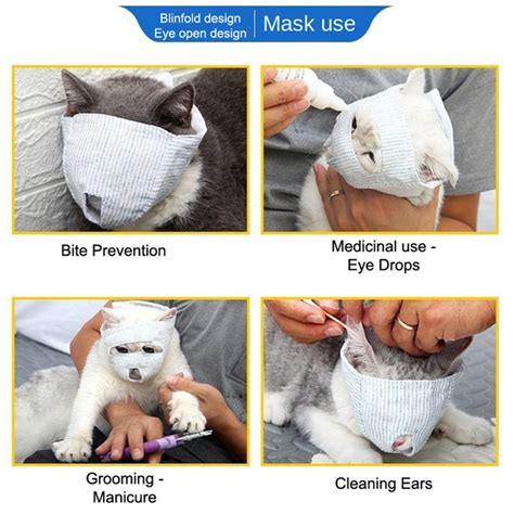 A+a Pets' Cat Muzzle Anti-Bite Mask (Blindfold) – www.aplusapets.com