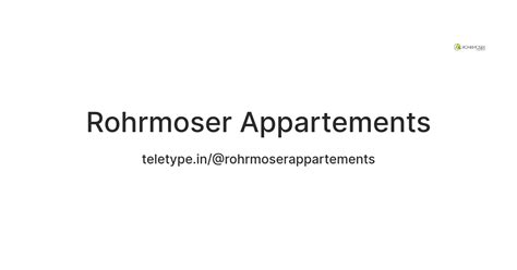 Rohrmoser Appartements — Teletype