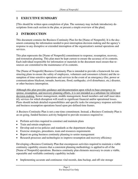 Business Continuity Management Plan Examples 的图像结果