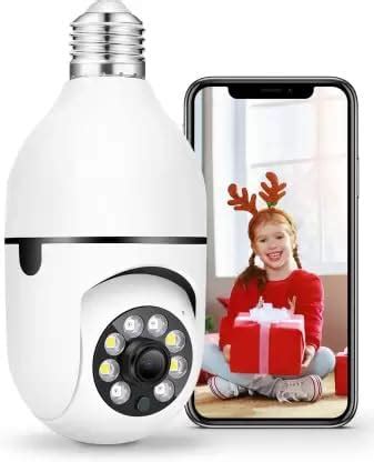 Buy IBOTZ Bulb Camera V380 Pro Pan and tilt WiFi 2MP Ultra HD IP CCTV ...