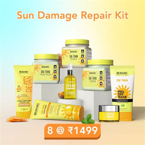 Sun Damage Repair Kit for Daily Skin Recovery - Dr.Rashel