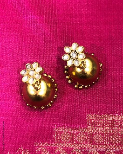 ASDS-T39500 Gold Jhumka – sakhifashions