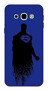 ARTGIRI Superman Black Art Case Cover for Samsung A8 - Printed Designed ...