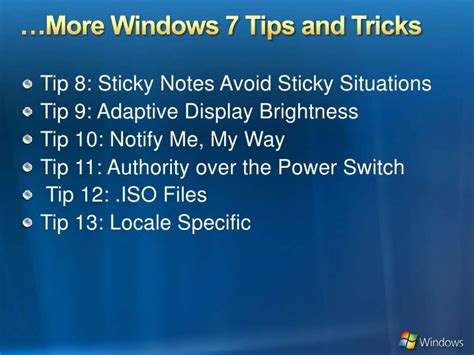 Windows 7 Tips 的图像结果